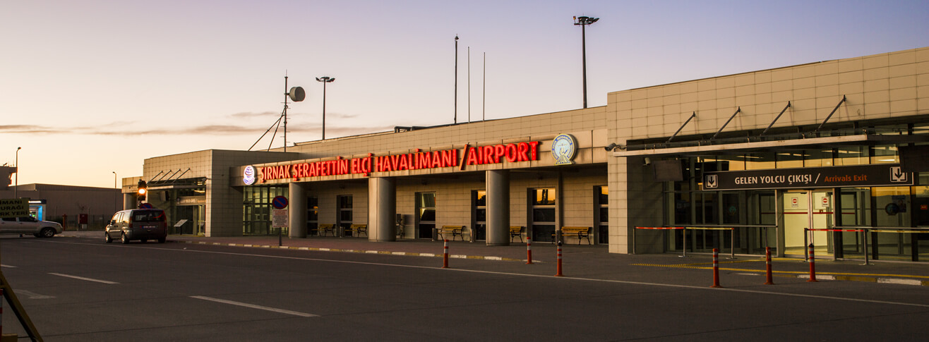 Şırnak Şerafettin Elçi Havaalanı Transfer ve Ulaşım